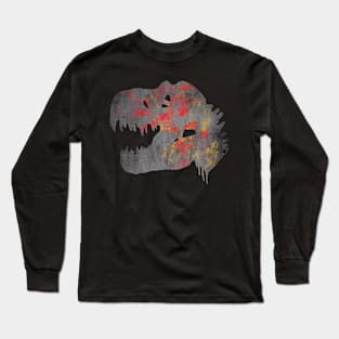 Terra Fossil T-Rex Head  Long Sleeve T-Shirt